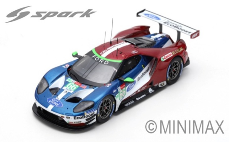 FORD GT N°66 Ford Chip Ganassi Team UK 24H Le Mans 2018 S. Mücke - O. Pla - B. Johnson