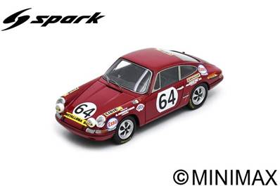 PORSCHE 911S N°64 24H Le Mans 1970 J. Sage - P. Greub