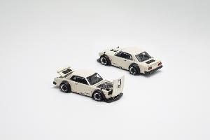 SKYLINE GT-R V8 Drift White 1/64