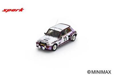 RENAULT 5 Turbo N°25 Criterium de Touraine 1983 D. Auriol - P. Nouaille (300ex.)