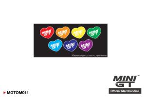 SET STICKERS Colorful Hearts Mini GT (7.3x16cm)