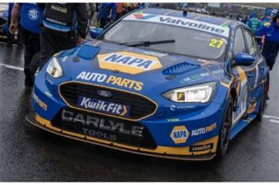 FORD Focus Titanium N °27 Napa Racing UK BTCC Knockhill Race Against Dementia - Dan Cammish (500 ex.)