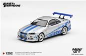 NISSAN Skyline GT-R (R34) CWEST - 2 Fast 2 Furious - Brian O'Conner 2003 avec pack Blister