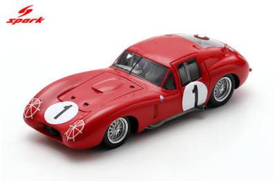 MASERATI 450S Zagato Coupe N°1 24H Le Mans 1957 S. Moss – H. Schell