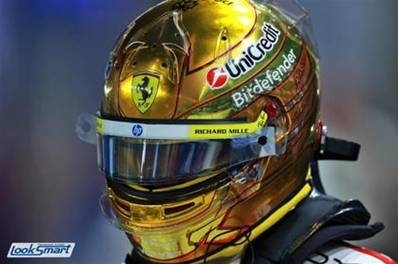 CASQUE Ferrari HP GP Singapour 2026 - Lewis Hamilton