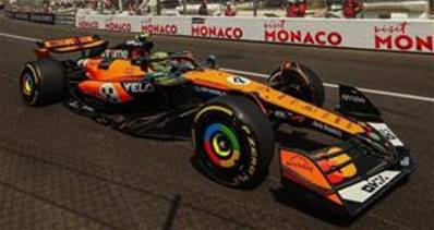 MCLAREN MCL39 N°4 McLaren Formula 1 Team Vainqueur GP Monaco 2025 Lando Norris