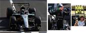 MERCEDES-AMG W17 N°12 Mercedes-AMG Petronas F1 Team Vainqueur GP Italie 2026 Kimi Antonelli avec figurine et pit boards 1/64