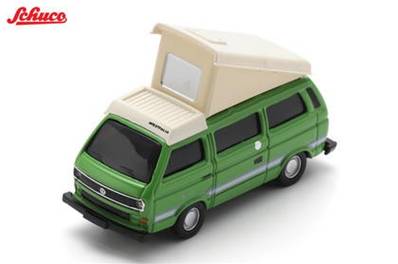 VW T3 Campingbus 1990 Vert et Beige