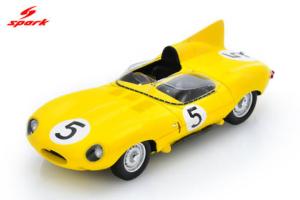 JAGUAR D-Type N°5 4ème 24H Le Mans 1956 J. Swaters – F. Rousselle
