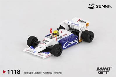 TOLEMAN TG184 N°19 2ème GP Monaco 1984 Ayrton Senna 1/64