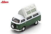 VW T2 Campingbus 1970 Vert et Blanc