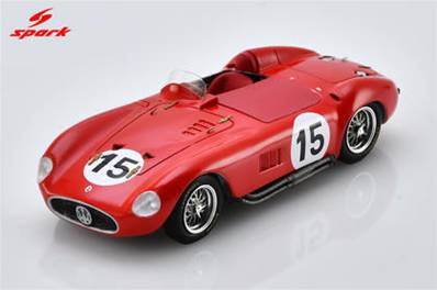 MASERATI 300S N°15 24H Le Mans 1955 R. Mieres - C. Perdisa Chassis #3054 / Shortnose