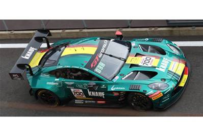 ASTON MARTIN Vantage AMR GT3 EVO N°700 Comtoyou Racing 24H Spa 2026 N. Baert - X. Knauf - G. Servais - S. Bovy 1/64