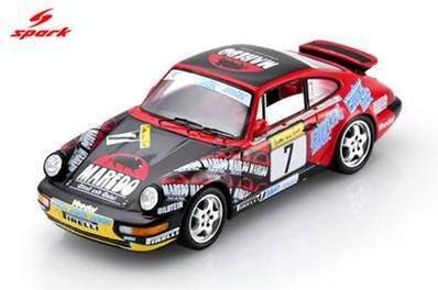 PORSCHE 911 964 Carrera RS N°7 9ème 24H Nurburgring 1992 W. Röhrl - A. Bovensiepen - R. Kussmaul - G. Memminger (300ex.)