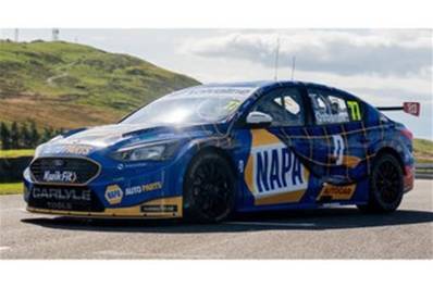 FORD Focus Titanium N°77 Napa Racing UK BTCC Knockhill Race Against Dementia - Sam Osborne (500 ex.)