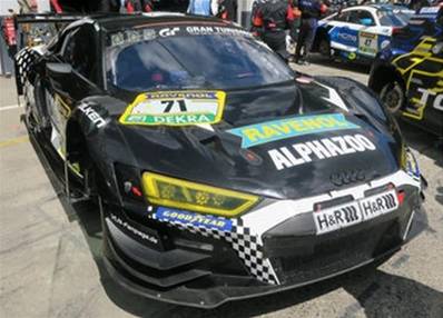 AUDI R8 LMS GT3 EVO II N°71 Juta Racing 24H Nürburgring 2026 O. Blank - P. Kaffer - B. Großmann - C. Jöns (300ex.) 1/18