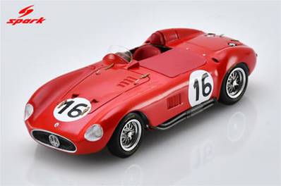 MASERATI 300S N°16 24H Le Mans 1955 L. Musso - "Gino" Chassis #3055 / Shortnose