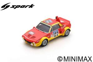 FIAT X 1/9 Abarth N°122 Tour de France Automobile 1974 F. Bacchelli - P. Sodano (300ex)
